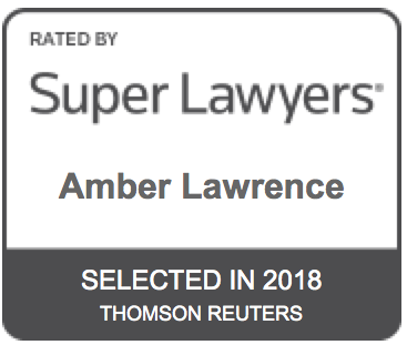 Super Lawyers - Amber Lawrence - Selected 2018